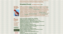Desktop Screenshot of kroatien-forum.com
