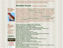 Tablet Screenshot of kroatien-forum.com